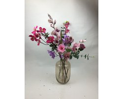 Zijden Boeket – 70-80 cm hoog – housewarming cadeau – vaderdag cadeau - moederdag cadeautje – moederdag cadeau voor mama – decoratie – DIY – zomer – Exclusief vaas – Plukboeket - Veldboeket – Kunstbloemen - nep bloemen - nepbloemen - kunstplanten Zijden Boeket – 70-80 cm hoog – housewarming cadeau – vaderdag cadeau - moederdag cadeautje – moederdag cadeau voor mama – decoratie – DIY – zomer – Exclusief vaas – Plukboeket - Veldboeket – Kunstbloemen - nep bloemen - nepbloemen - kunstplanten