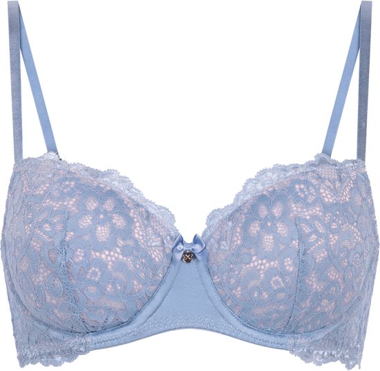 Hunkemöller Dames Lingerie Voorgevormde beugel bh Marine - Blauw - maat G75