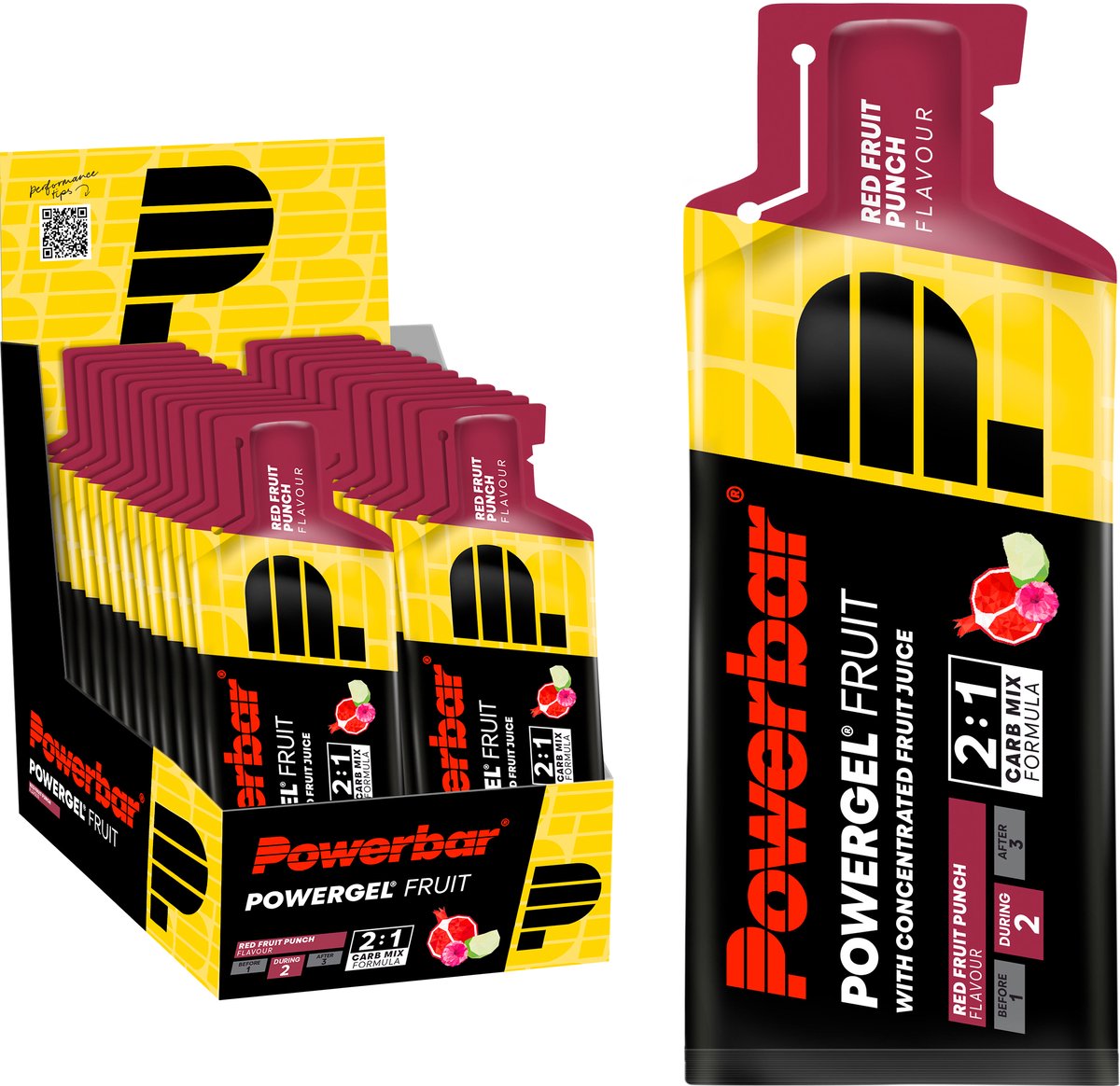 Goedkoopste Powerbar Energiegels | Powergel Original | Red Fruit 24x41g