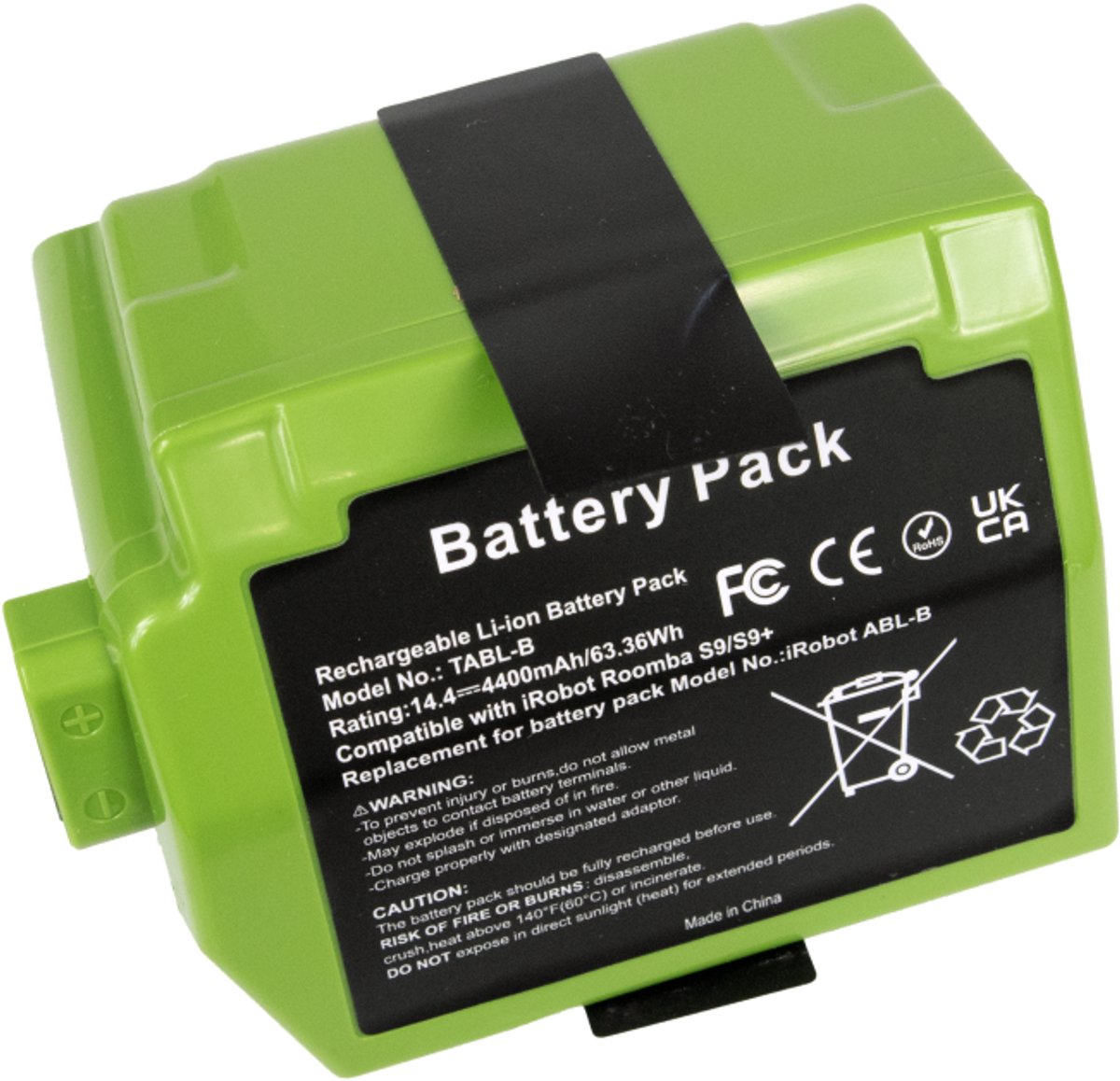 ABL-B Accu voor iRobot Roomba s9 en s9+, 14.4V, 5200 mAh