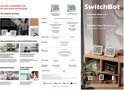 Overzicht van SwitchBot Meter Pro met verschillende displays en toepassingen in huis. Tekst: 'SwitchBot Meter Pro'.