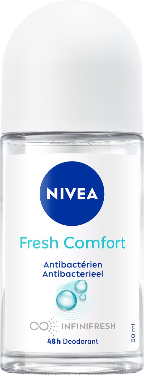 Goedkoopste NIVEA Fresh Comfort - Deodorant Roller - Aluminumvrij - 48u Geurbescherming - Voordeelverpakking - 6 x 50 ml