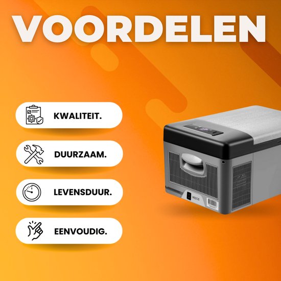 Koelbox PRO - 15L - Koelkast - Elektrische Draagbare Auto Koelbox - Frigo Vriezer - Camping van Koelbox. — afbeelding 2