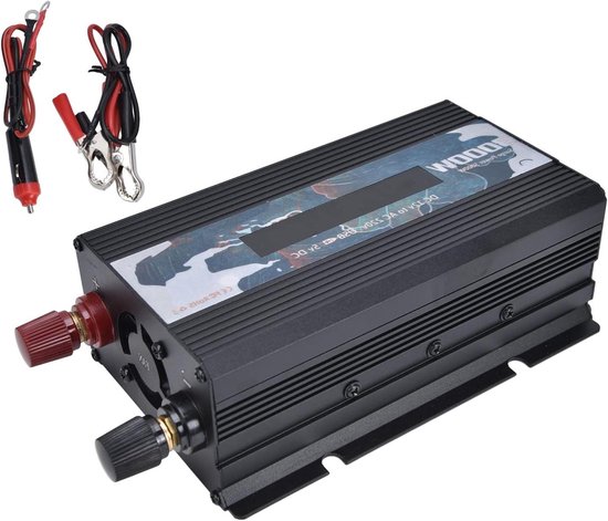 Onduleur Sinusoïdal Pur 8000W - 12V/24V DC Vers 220V AC - Pour Panneaux Solaires, Camping-car, Maison, Plein Air
