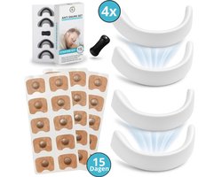 Twenty4seven® Anti Snurk Magnetische Neusclips - 15 Paar - Neusspreider Set - Snurkbeugel - Neuspleister - Neusstrips Tegen Snurken