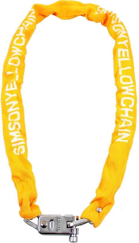 Simson Yellow XL - Cadenas à chaîne - 120 cm - Jaune