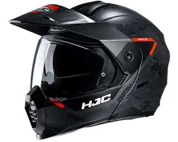 HJC C80 Bult Zwart Rood Adventure Helm - Helm