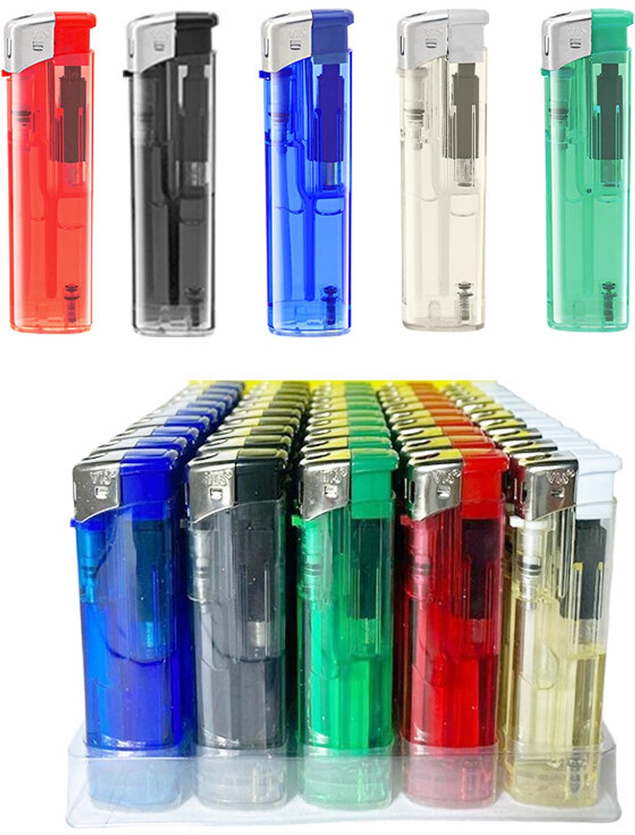 Goedkoopste Klik aanstekers 50 in tray navulbaar- Unilite aansteker deal lighters