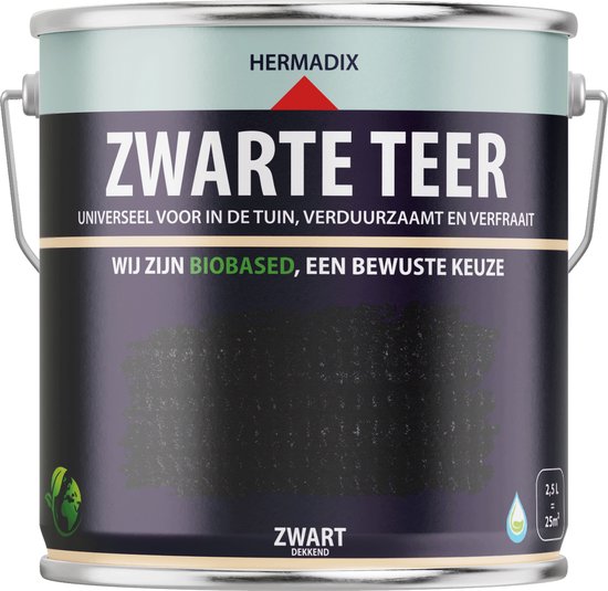 Hermadix Impraline Zwarte Teer - 2,5 liter