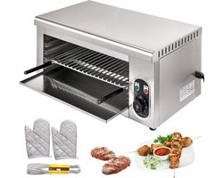 Salamander Grill - 2000W - Vleeskuikens - 450x260 mm - Kaassmelter - Professioneel Grillapparaat