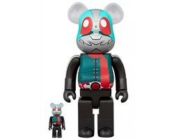 400% & 100% Bearbrick - Kamen Rider no. 2 + 1