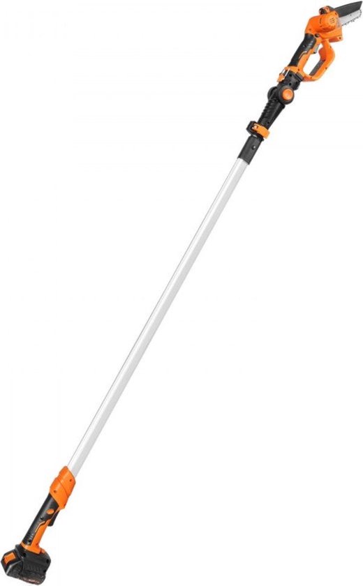 Boom Snoeigereedschap - 2-in-1 - Snoerloze Stokzaag - 8 ft Snoerloos Tuingereedschap voor Het Snoeien van Bomen - Zaag voor Hoge Takken - 22000RPM van KIMO — afbeelding 4