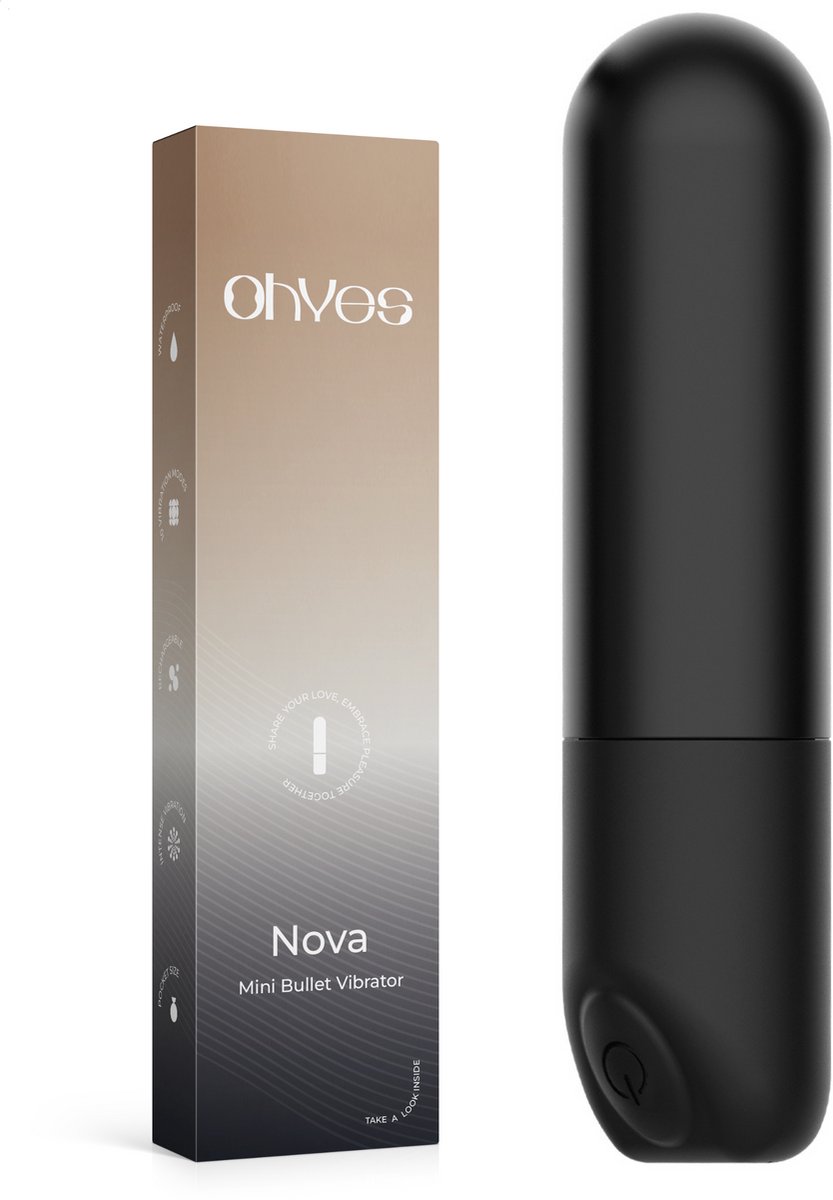 Bol.com OHYES® Bullet Vibrator - Vibrators voor Vrouwen - Clitoris Stimulator - Sex Toys voor vrouwen - 10 standen Mini Vibrator... aanbieding