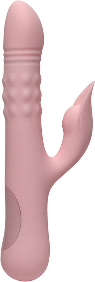 INTY Toys - Flirt - Multifunctionele Clitoris Stimulator Vibrator + Stoten + Opzwellen - 3 motoren - 10 standen - 3 snelheden - 7 frequenties - USB oplaadbaar met magneet - Huidvriendelijke silicone - Waterdicht IPX 7 - Luxe Verpakking - Roze