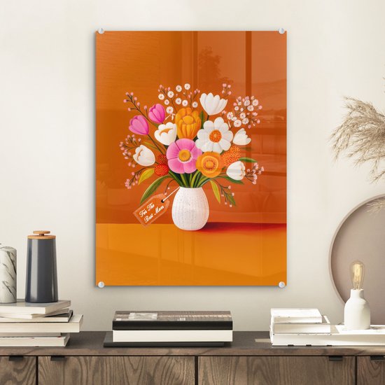 Vase - Fleurs - Oranje