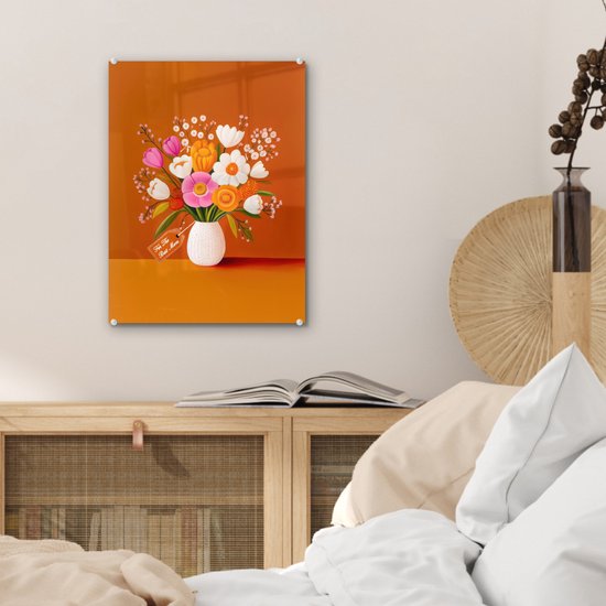 Vase - Fleurs - Oranje
