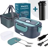 Lunch Box Electrique avec Différents Compartiments pour Repas Chauds - Lunch Box Electrique - Lunch Box - Modèle Amélioré - 220V - 12V - 24V - Lunch Box