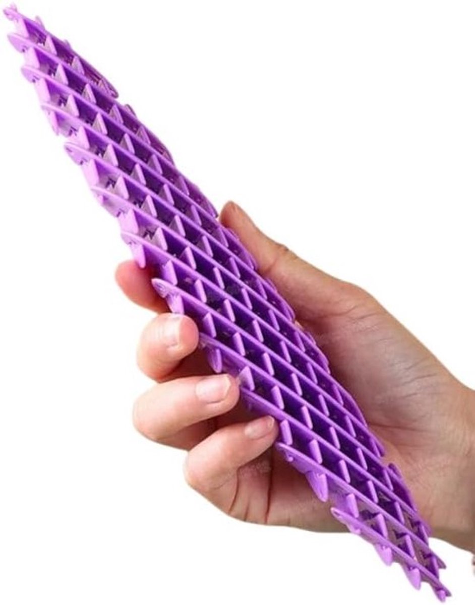 Fidget Worm - Anti Stress Speelgoed - ADHD Speelgoed - Autisme Speelgoed - Paars