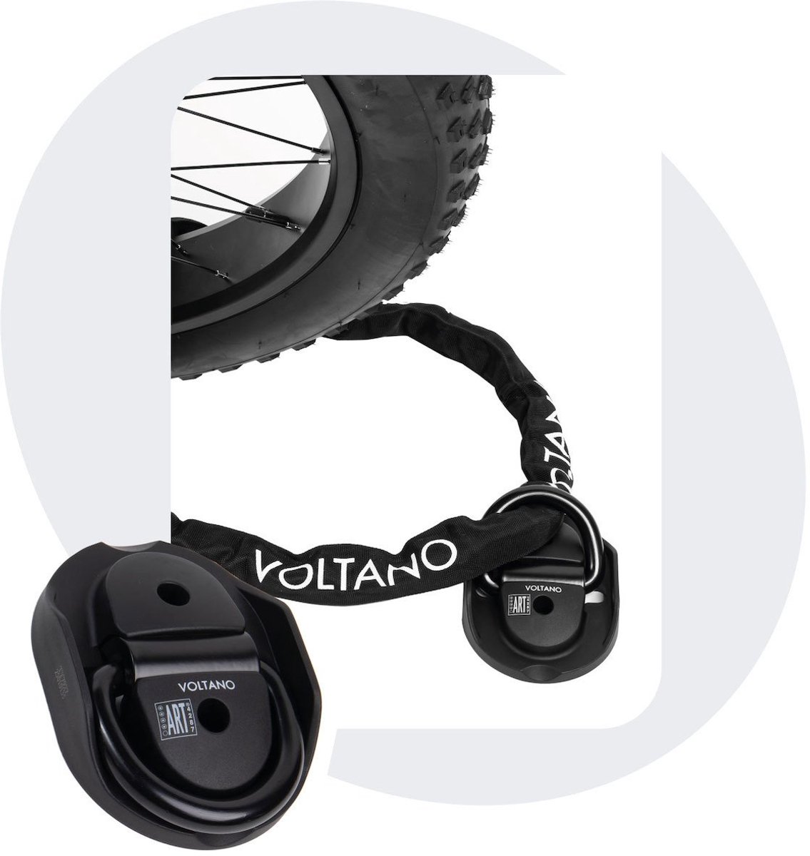Voltano Muuranker ART4 Lockpoint Pro - Incl. Bevestigingsmateriaal - Wandanker / Vloeranker / Muurbeugel - Nederlandse Instructie