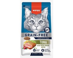 Wanpy - Kattenvoer - Droogvoer - Tonijn - Gezond gewicht - 1.5 kg - Graanvrij