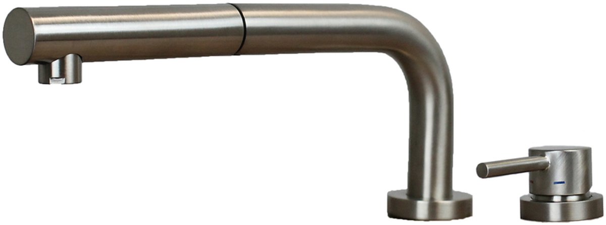 Nobili Aquerelli 93500 keukenkraan, RVS-look