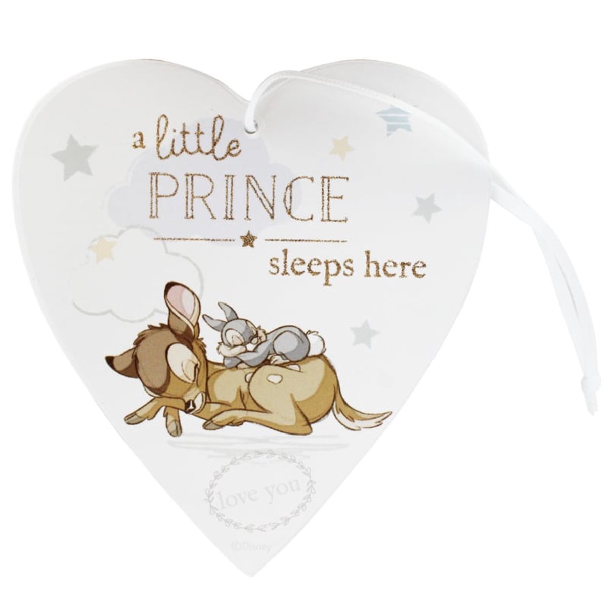 Disney Baby - Magical Beginnings - Bambi hanger - Little Prince sleeps here - 12 cm.