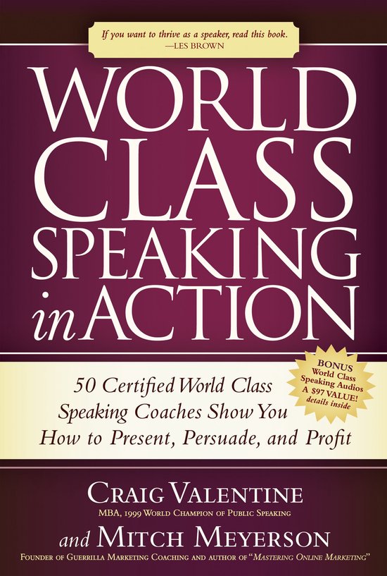 World Class Speaking in Action - cover