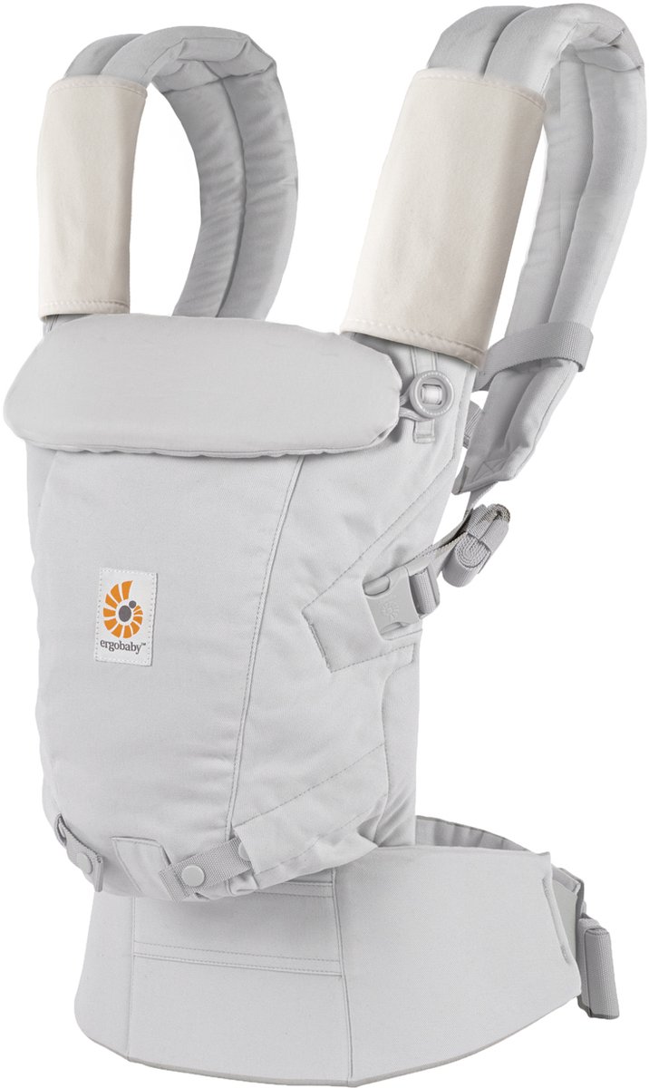 Bol.com Ergobaby Adapt SoftTouch Cotton Draagzak - Pearl Grey aanbieding