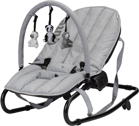 Qute Q-Sofa Jeans Mist/Zwart Frame