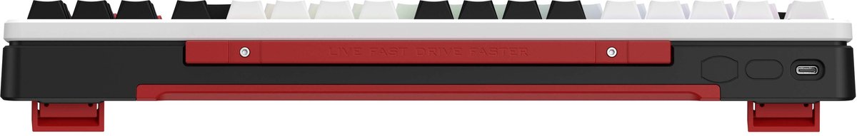 Havit KB902L toetsenbord Gamen USB QWERTY Zwart, Rood, Wit