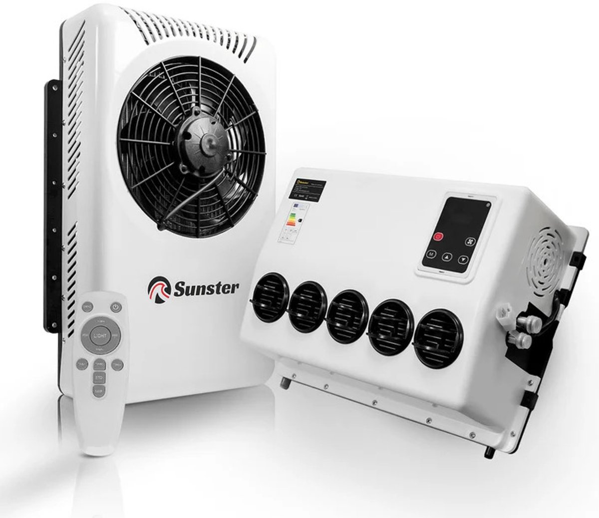 Airconditioner - Air conditioning - 10000 BTU - 150-500m³/u - 1-3KW - 12V Efficiënte Koeling - Met Afstandsbediening - Voor RV - Camper -Vrachtwagens - Boten — afbeelding 10