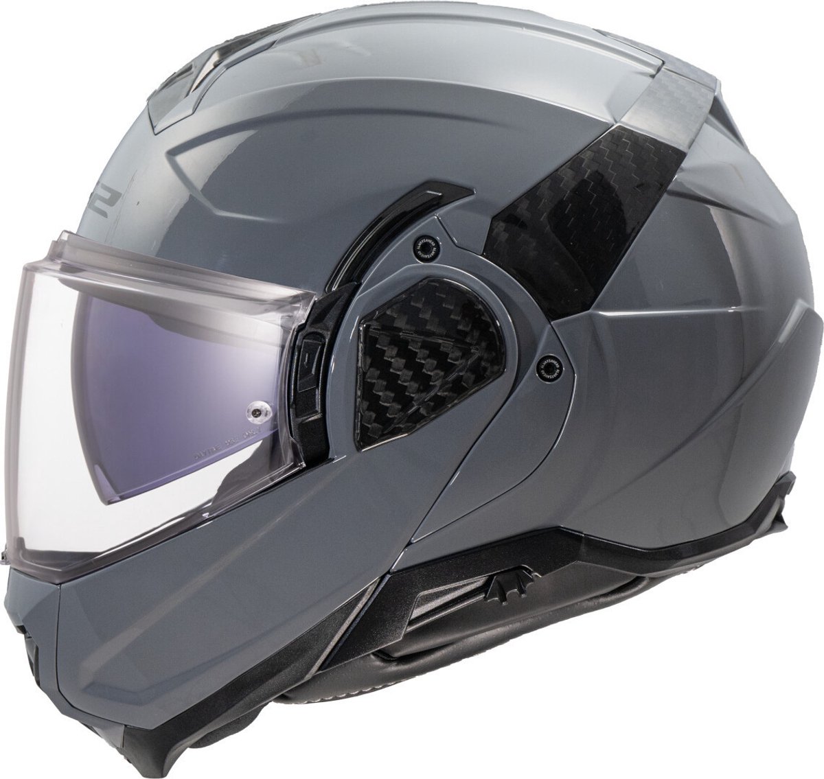LS2 FF910 Advant II Solid Beton Grijs Systeemhelm - Helm