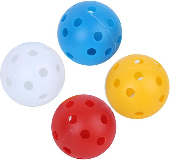 Hollow20 Stks Gemengde Kleur Plastic Luchtstroom Holle Training Golfbal Indoor Sport Praktijk Golf Accessoires — afbeelding 4