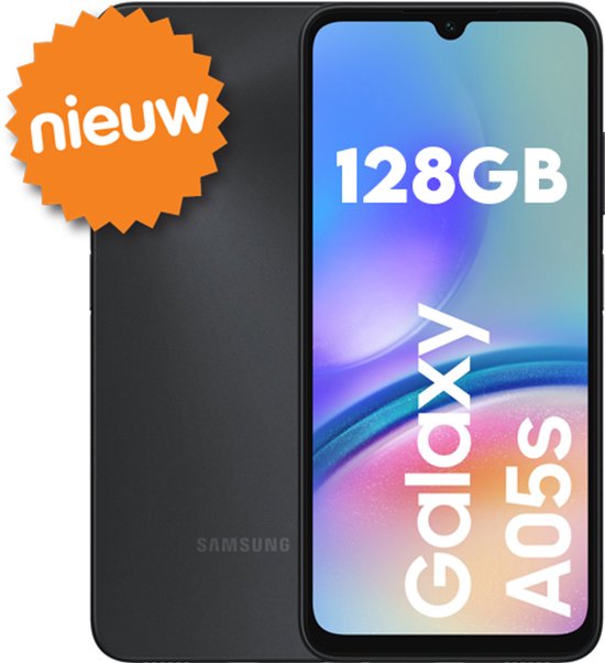 Samsung Galaxy A05s - 128GB - Zwart | Krachtige Smartphone met 6.7" Scherm