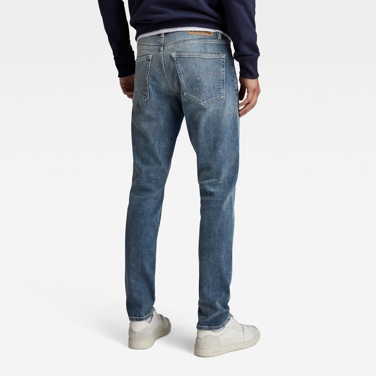 G-Star 3301 Slim Heren Jeans Vintage Sea Breeze