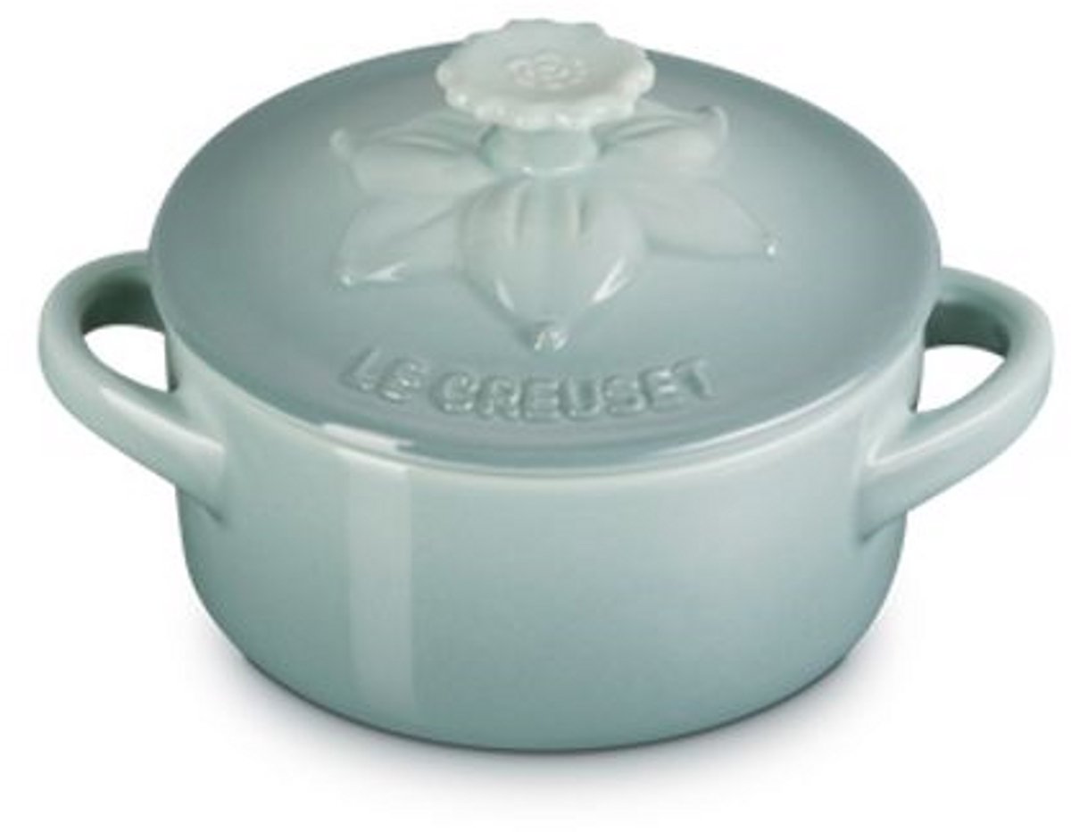 Le Creuset Jardin Mini-Braadpan in Aardewerk 10cm 0,25l Sea Salt