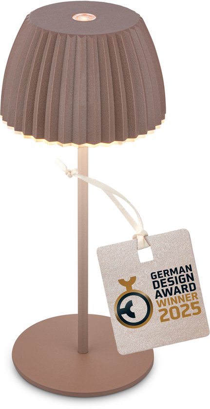 Briloner Sunora LED Lampe De Table Sans Fil IP44, Variable, Touch, Sans Fil, Protection Contre Les Eclaboussures Gris 11 X 15 Cm 85725535