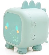 Slaaptrainer - Kinderen - Kinderwekker - Nachtlampje Kinderen - Groene dino - Wekker - Wekker voor Kinderen -