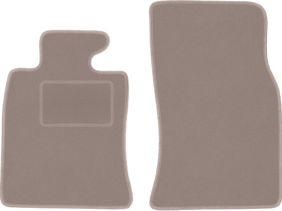 Tappetino Auto In Velluto Per Conducente - Mini Cooper II E One II (2006-2013) - Su Misura, Rinforzo Pedali, Fondo In Gomma Impermeabile