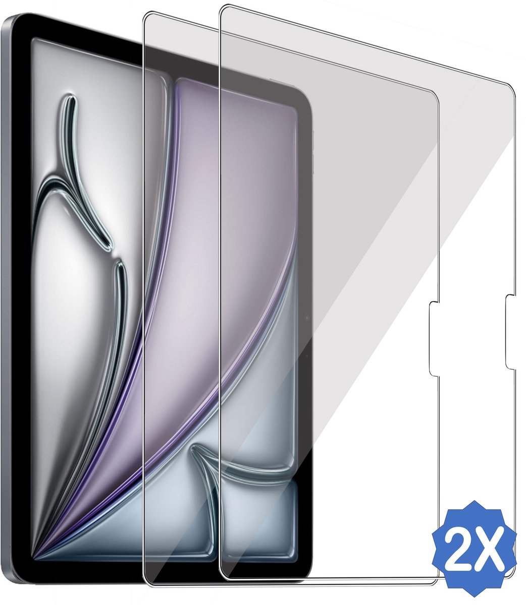 ChiGuard Screenprotector 2x geschikt voor iPad Air 2024 / 2025 (13 inch) - Beschermglas - GuardCover