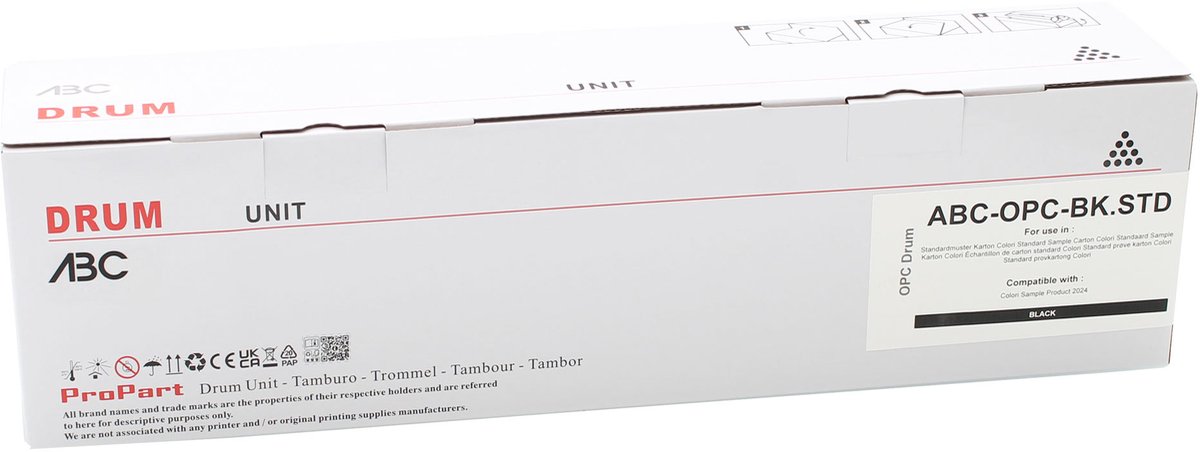 ABC huismerk image drum zwart geschikt voor Kyocera DK-5430 geschikt voor Ecosys MA2100cfx MA2100cwfx PA2100cwx PA2100cx