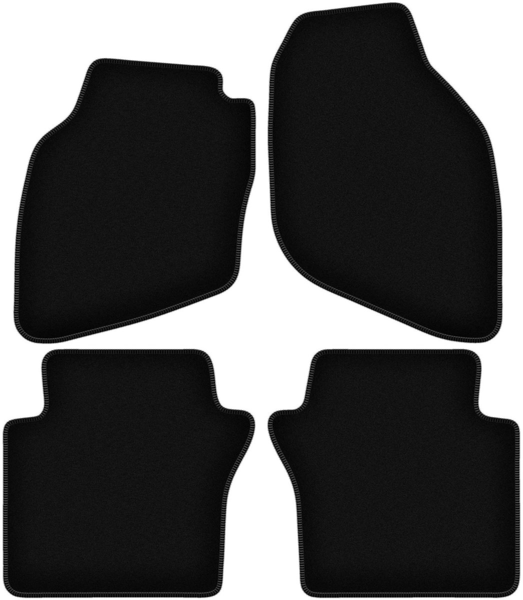 BASIC zwarte veloursmatten voor: Honda Jazz II hatchback (2002-2008)