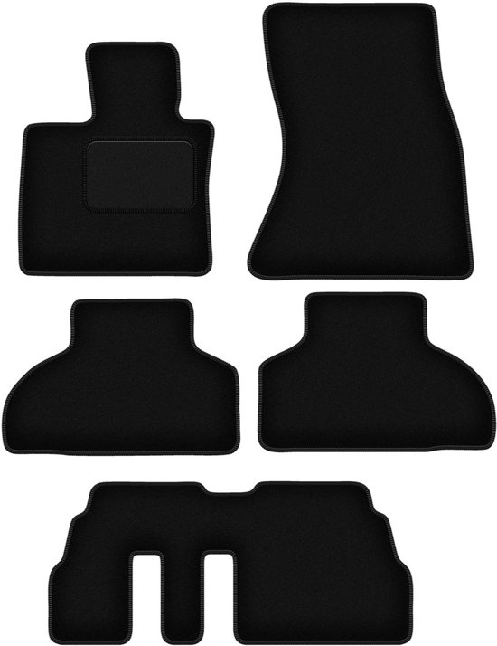 MAT10 Green Edition - VW vloermatten voor Touran 1 | gerecycled velours | 4-delige automatten set | duurzame OEM-kwaliteit, Made in Germany | Touran I (BJ 2010-2015, GP2, type 1T