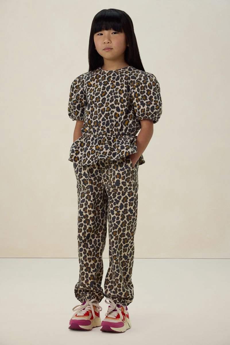 Sissy-Boy - Bruine top met leopard print