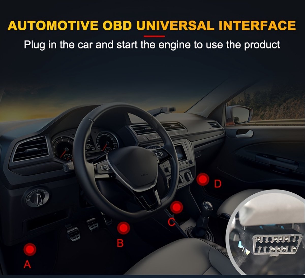 Dutchers® OBD2 Scanner V520 – Professionele Auto Diagnose Tool met 2.8” Kleurenscherm – Foutcodes Lezen & Wissen – Live Data & Accu Check – Plug & Play – 2025 OBDII Scanner Nederlands thumbnail 5