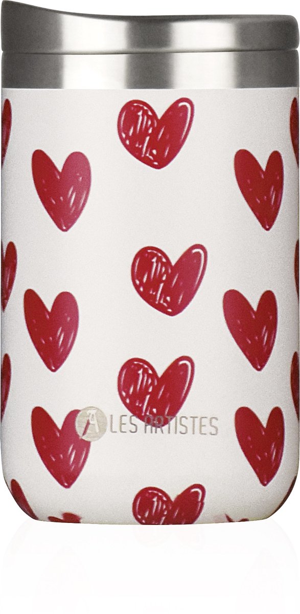 Les Artistes Paris Thermosbeker reisbeker 350ml - Heart - LP-A4370