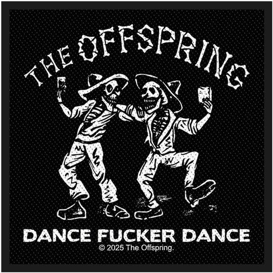 The Offspring Dance Fucker Dance Unisex Patch - zwart - Standard