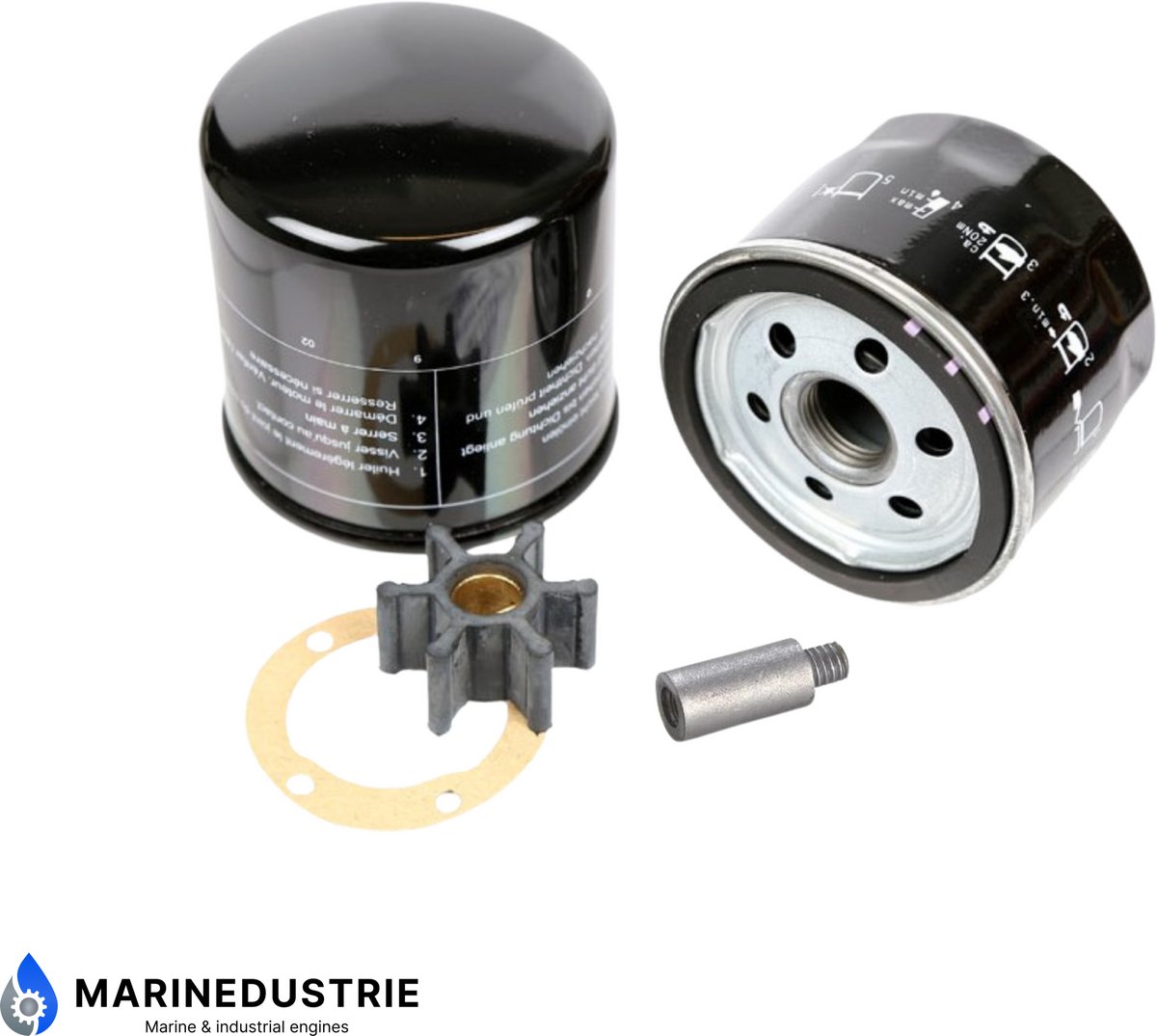 Volvo Penta 2001 2002 2003 Onderhoudskit Servicekit compleet | Oliefilter - Brandstoffilter - Impellerkit - Anode