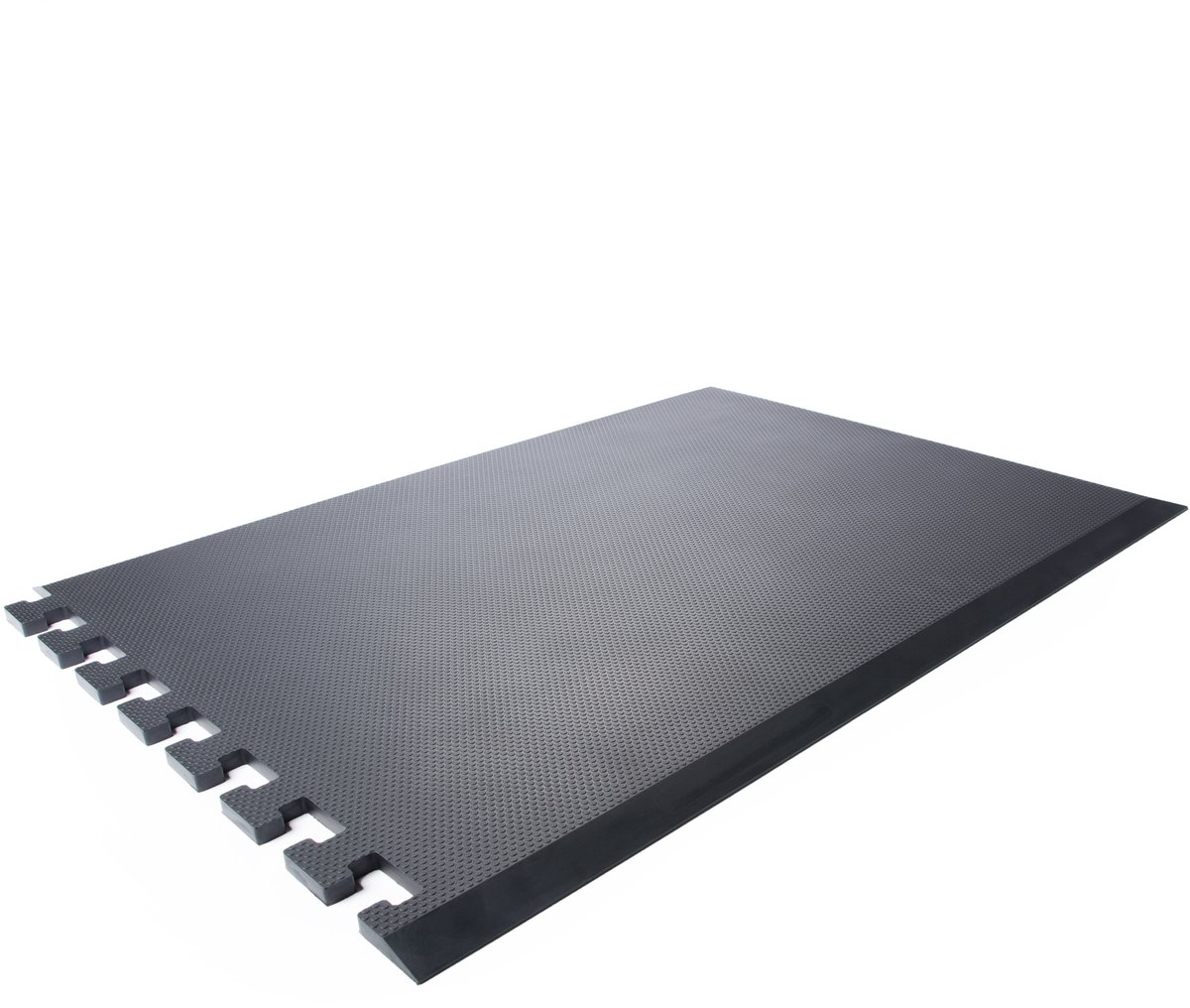 Rubbermagazijn Werkplaatsmat - 91x65cm - Antistatisch mat - Eindstuk Zwart