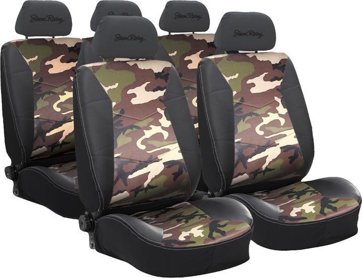 Simoni Racing Stoelhoezenset Type G (compleet) - Camouflage - 11-delig